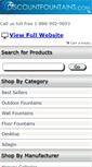 Mobile Screenshot of discountfountains.com
